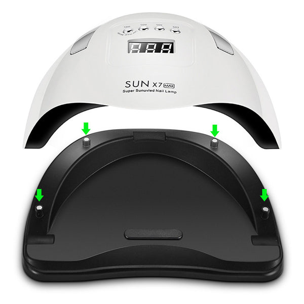 Lámpara UV LED profesional Sun X7Max 180W - Secador de uñas de doble luz