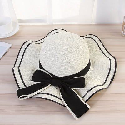 Sombrero Panamá Plegable para Mujer - Protección Solar con Estilo Playero - Image 2