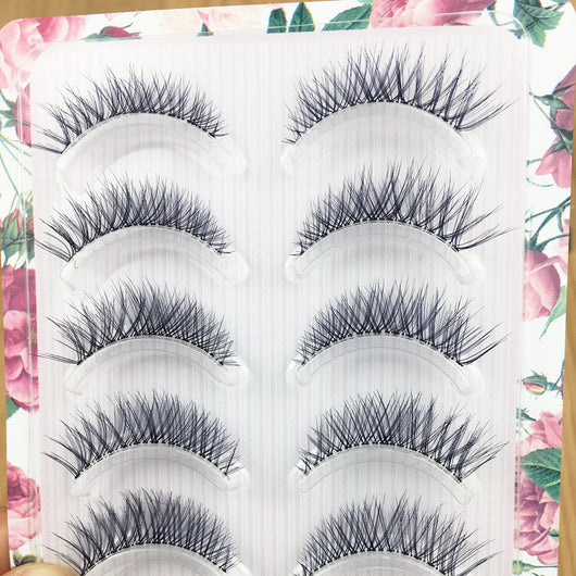Pestañas Postizas Naturales con Tallo Transparente - Maquillaje Nude - Image 15