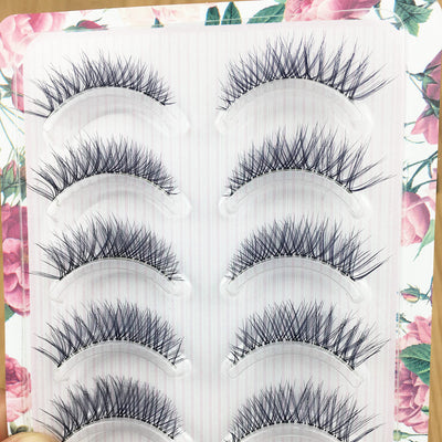 Pestañas Postizas Naturales con Tallo Transparente - Maquillaje Nude - Image 8