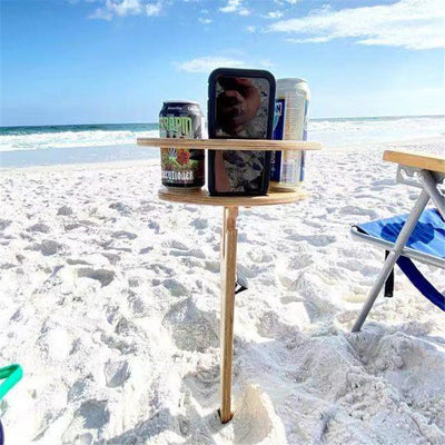 Mesa Plegable de Madera para Cerveza y Picnic al Aire Libre - Image 16