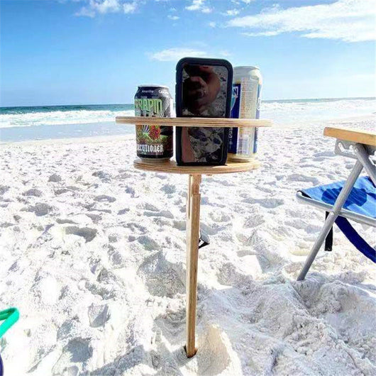 Mesa Plegable de Madera para Cerveza y Picnic al Aire Libre - Image 16