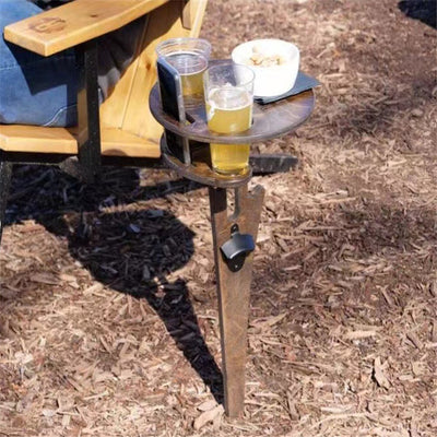 Mesa Plegable de Madera para Cerveza y Picnic al Aire Libre - Image 7