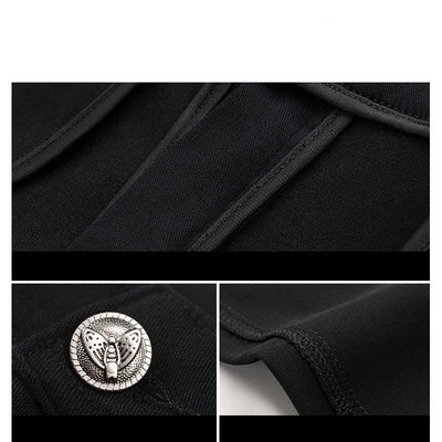 Leggings Elásticos Cintura Alta Mujer - Pantalón Lápiz Negro Premium - Image 10