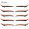 Orange 20 Pairs