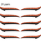 Red Orange 20 Pairs