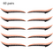 Orange, 60 Pairs