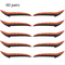 Red Orange, 60 Pairs