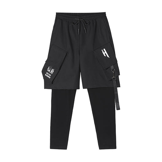 Pantalón Overol Hip-hop Yamamoto Dark Line Efecto Dos Piezas Hombre - Image 11