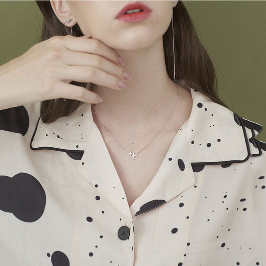 Collar Estrella de Cuatro Puntas para Novia - Diseño Exclusivo Minimalista - Image 2