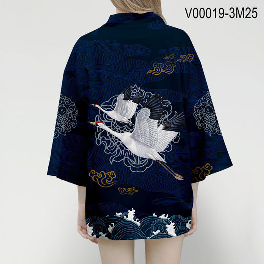 Camisa de Manga Tres Cuartos con Patrón de Colores para Hombre - Image 11