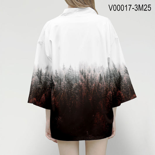 Camisa de Manga Tres Cuartos con Patrón de Colores para Hombre - Image 15