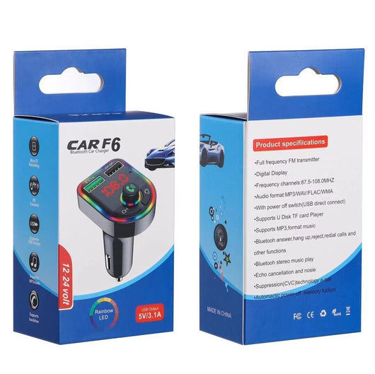 Reproductor MP3 para Auto con Bluetooth, Cargador Dual USB y Luz Ambiental - Image 9