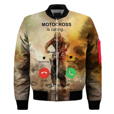 Chaqueta de Vuelo 3D con Estampado Digital para Hombre - Diseño Europeo y Americano