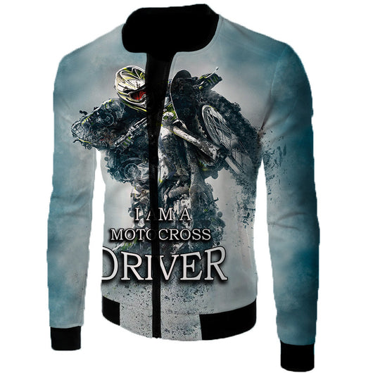 Chaqueta de Vuelo 3D con Estampado Digital para Hombre - Diseño Europeo y Americano - Image 5