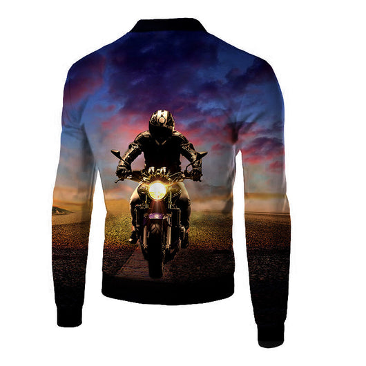 Chaqueta de Vuelo 3D con Estampado Digital para Hombre - Diseño Europeo y Americano - Image 7