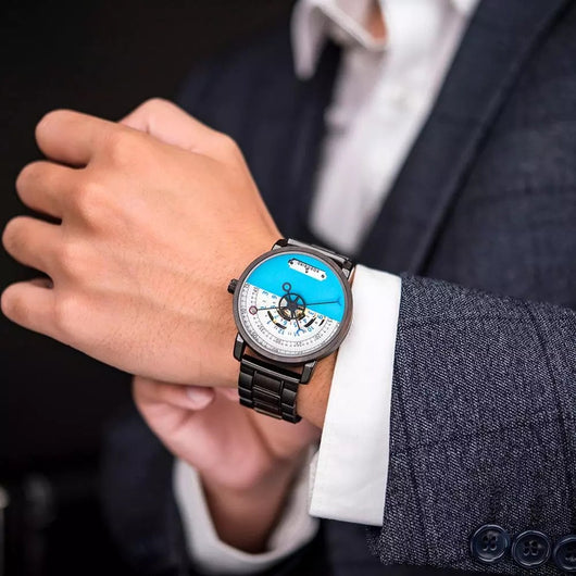 Reloj Automático de Madera para Hombre - Movimiento Mecánico Resistente al Agua - Image 5