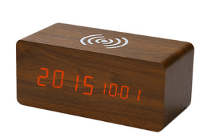 Reloj Despertador Inteligente de Madera con Carga Inalámbrica y Control por Voz - Image 17