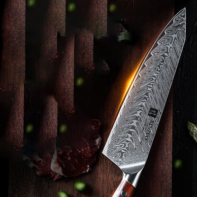 Cuchillo de Chef Profesional y Hacha para Carnes - Juego de Cuchillos de Cocina - Image 8