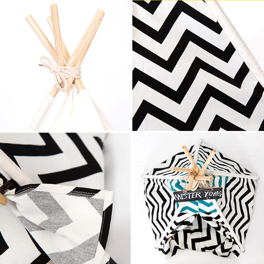 Caseta Desmontable para Mascotas con Diseño de Rayas - Refugio Portátil para Perros y Gatos - Image 7
