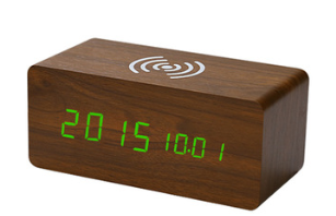 Reloj Despertador Inteligente de Madera con Carga Inalámbrica y Control por Voz - Image 20