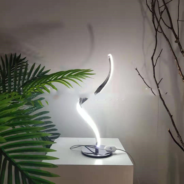 Lámpara LED de Diseño Curvo con Control Táctil