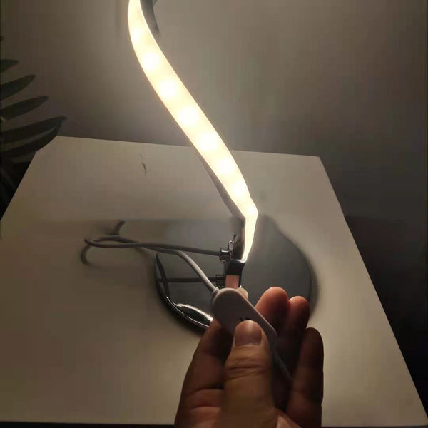 Lámpara LED de Diseño Curvo con Control Táctil
