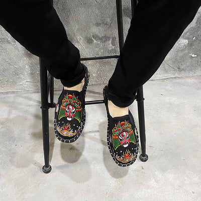 Zapatos de Tela Bordados Estilo Coreano con Herencia Beijing - Image 7