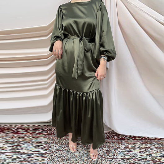 Kaftan Abaya Eid Mubarak Lujo Islámico para Mujer - Vestido Tradicional Dubai Turquía - Image 8