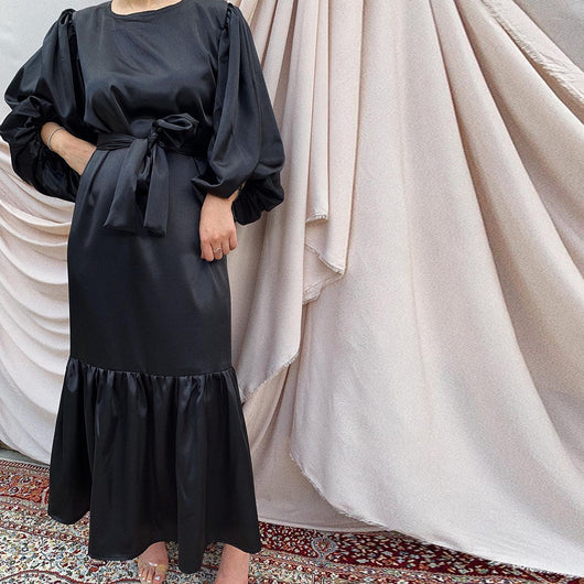 Kaftan Abaya Eid Mubarak Lujo Islámico para Mujer - Vestido Tradicional Dubai Turquía - Image 5