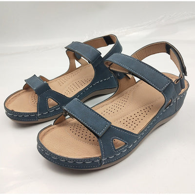 Sandalias Casuales Cómodas Talla Grande con Tacón Bajo y Punta Redonda - Image 2
