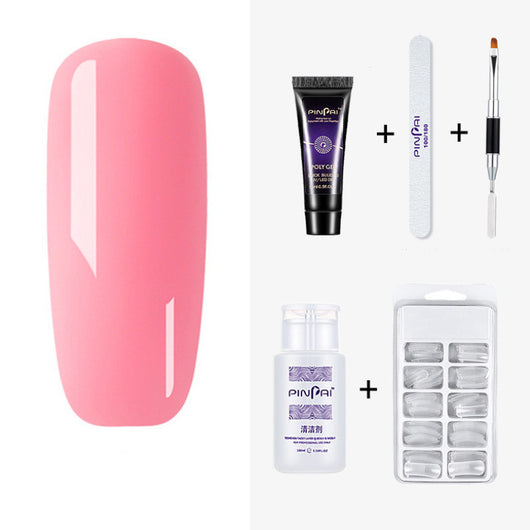 Kit Completo de Adhesivo Fotopolimerizable para Extensiones de Uñas con Moldes y Refuerzo - Image 13