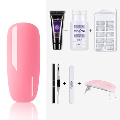 Kit Completo de Adhesivo Fotopolimerizable para Extensiones de Uñas con Moldes y Refuerzo - Image 14