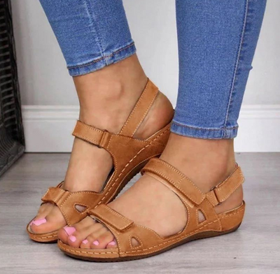 Sandalias Casuales Cómodas Talla Grande con Tacón Bajo y Punta Redonda - Image 6