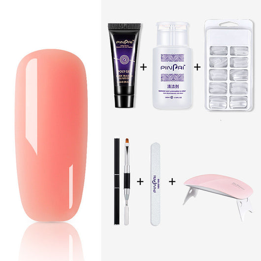 Kit Completo de Adhesivo Fotopolimerizable para Extensiones de Uñas con Moldes y Refuerzo - Image 16
