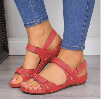 Sandalias Casuales Cómodas Talla Grande con Tacón Bajo y Punta Redonda - Image 3