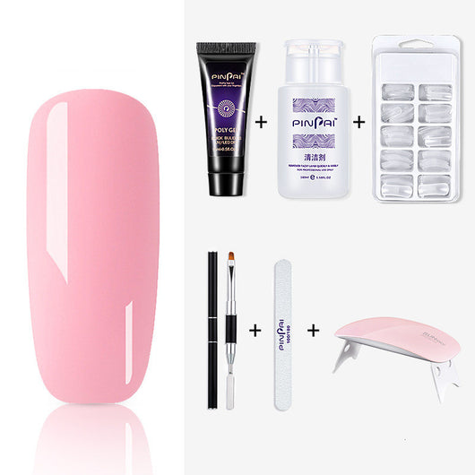 Kit Completo de Adhesivo Fotopolimerizable para Extensiones de Uñas con Moldes y Refuerzo - Image 19