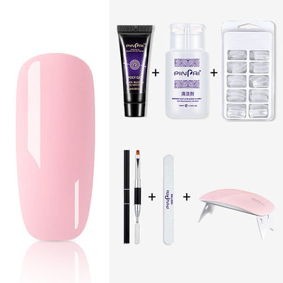 Kit Completo de Adhesivo Fotopolimerizable para Extensiones de Uñas con Moldes y Refuerzo - Image 24