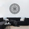 Vinilo Decorativo Triángulos Geométricos para Sala y Dormitorio