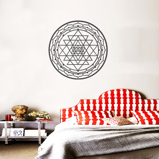 Vinilo Decorativo Triángulos Geométricos para Sala y Dormitorio - Image 5