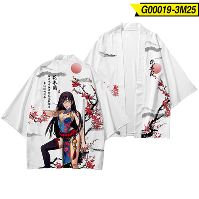 Kimono de Protección Solar Estilo Oriental para Hombre - Image 6
