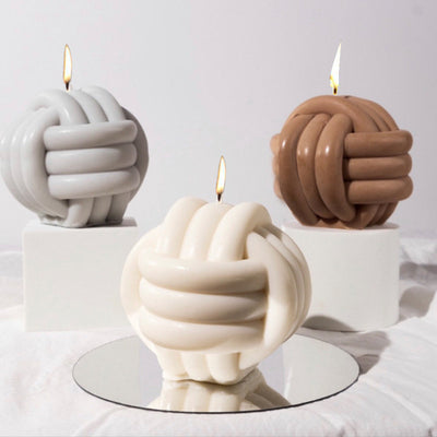 Molde de Silicona para Velas Aromáticas - Diseño Texturizado de Cuerda Gruesa - Image 6