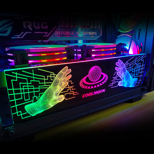 Gabinete Gaming RGB con Panel Lateral Iluminado y Fuente de Poder Integrada - Image 12