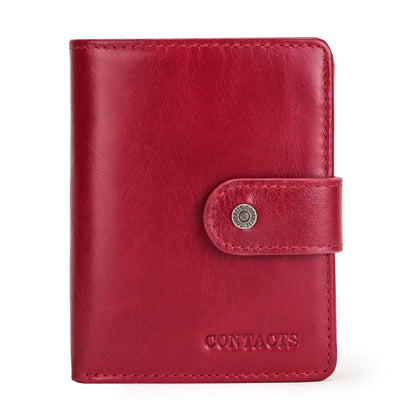 Billetera Multifuncional de Cuero Crazy Horse para Hombre - Image 13