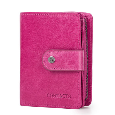 Billetera Multifuncional de Cuero Crazy Horse para Hombre - Image 17