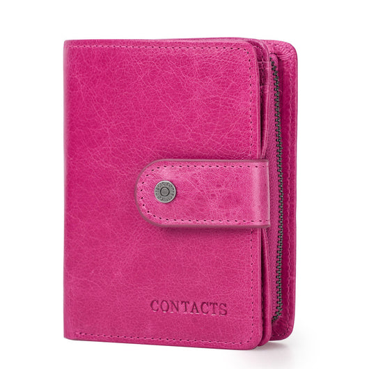 Billetera Multifuncional de Cuero Crazy Horse para Hombre - Image 17
