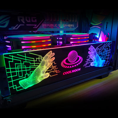 Gabinete Gaming RGB con Panel Lateral Iluminado y Fuente de Poder Integrada - Image 6