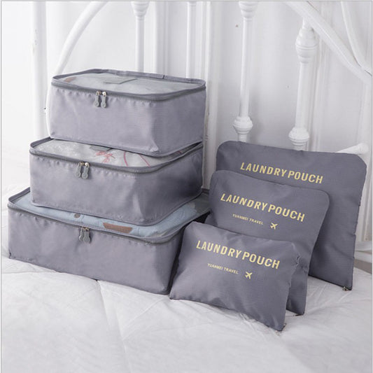 Set de 6 Bolsas Organizadoras de Viaje para Ropa