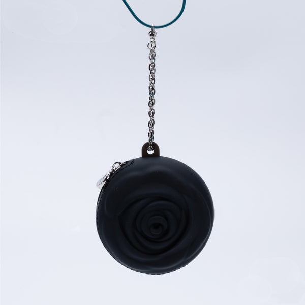 Monedero de Silicona Ecológico con Diseño de Rosa - Bolsa Multiusos Impermeable - Image 3
