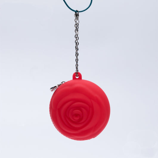 Monedero de Silicona Ecológico con Diseño de Rosa - Bolsa Multiusos Impermeable - Image 4